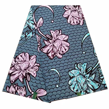 

Blesing new 100% cotton african fabric wax print fabric original 2020 high quality tissue wax african wax fabric