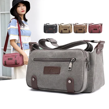 

Canvas Shoulder Bag Women 2020 New Designer Brand Crossbody Bags for Women Messenger Bag Canvas Fashion Handbags Women Bags