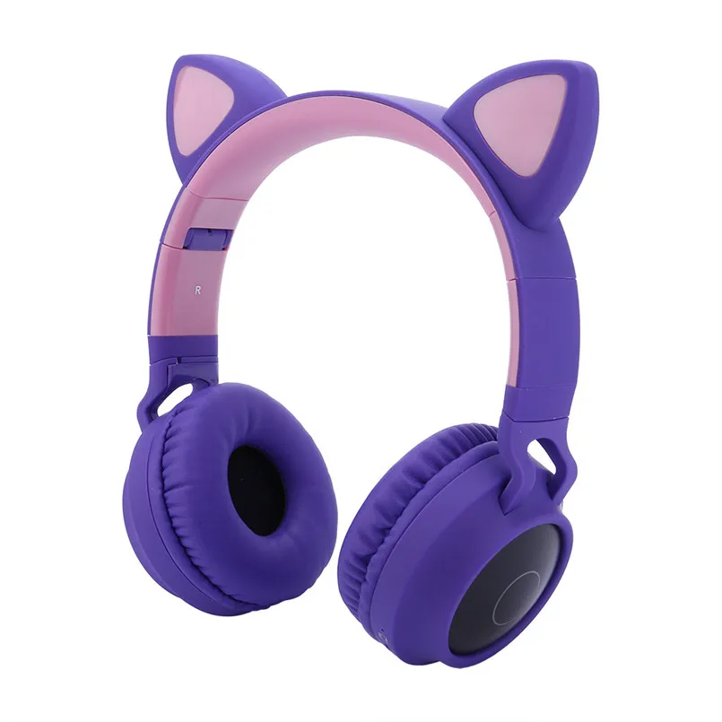 Фиолетовый BT CSR 4,1 Фэнтези эльф носит Bluetooth наушники 400MA наушники с микрофоном Наслаждайтесь неограниченной музыкой Fone De Ouvido 40SEP20 - Цвет: Фиолетовый