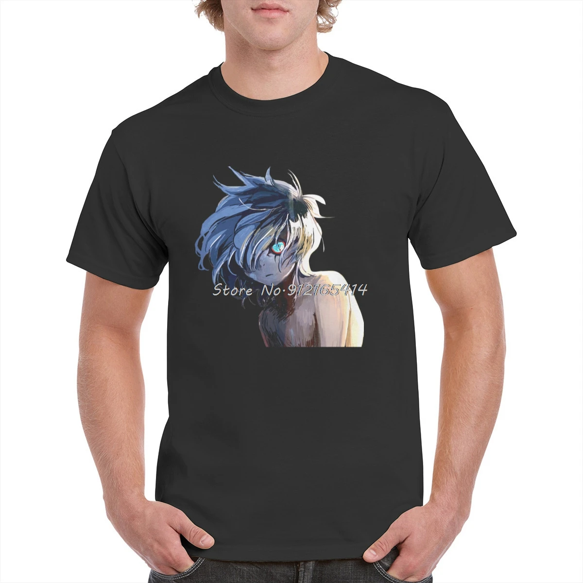 

Gothic B The Beginning Koku T Shirt Cotton Anime Graphics Top Oversized Keith Kazama Tee Female/Man