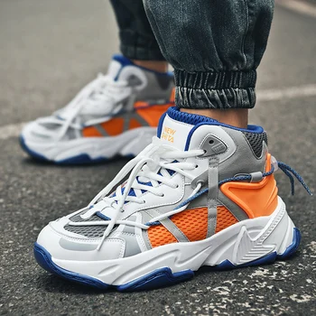 

Stylish high-top socks breathable casual men's shoes new men's sneakers soft lightweight large size hiking shoes Zapatos Hombre