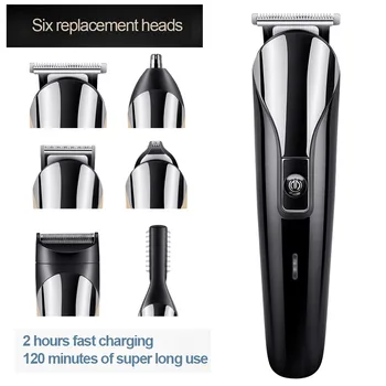 

Barber Household Shaver Hair Clipper Rechargeable Electric Haircut Machine Baldheaded Beard Hair Trimmer for Men Cutter #0425