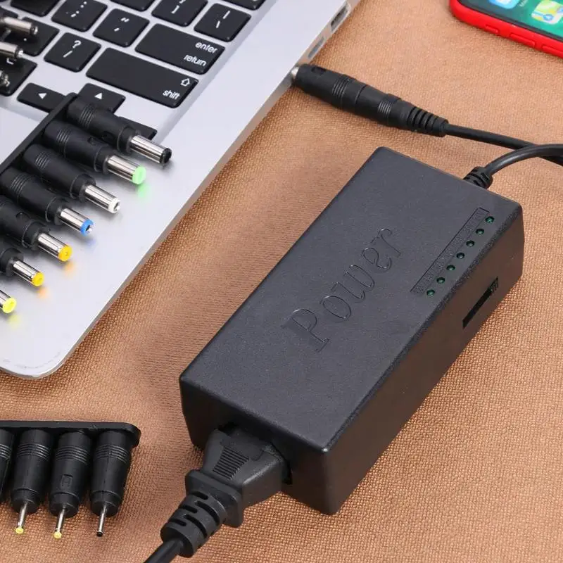 34 шт. Универсальный Мощность мощностью 96W 12 v-24 v Регулируемый Портативный Зарядное устройство для lenovo Dell Toshiba hp Asus acer ноутбуки