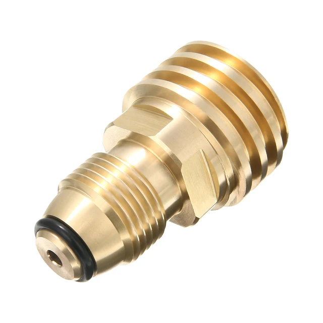 1Pc Propángáz -Adapter Átalakítja A Pol Lp Tartály Szervizszelepét Qcc1/Type1 Outlet Sárgaréz Adapterre - Image 3