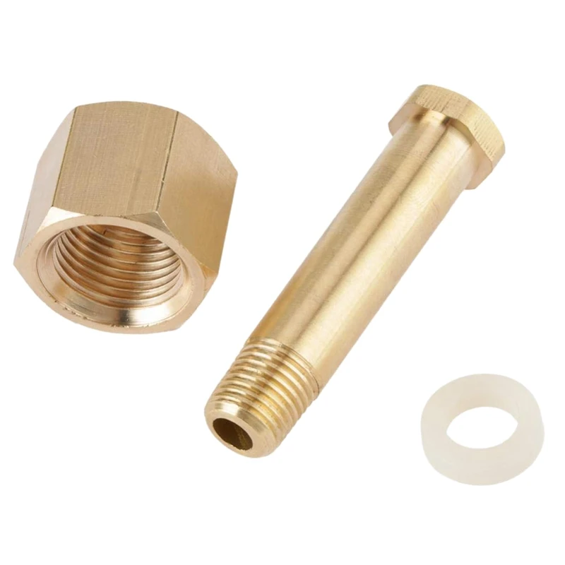 

ABZB-Nut & Nipple W/ Washer, Co2 Carbon Dioxide Fittings X 1/4 Inch Npt Co-2 Co-3