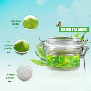 

NEW Green Tea Matcha Mask Deep Pore Cleansing Facial Body Detox Mask Help with Blemishes Blackheads Acne