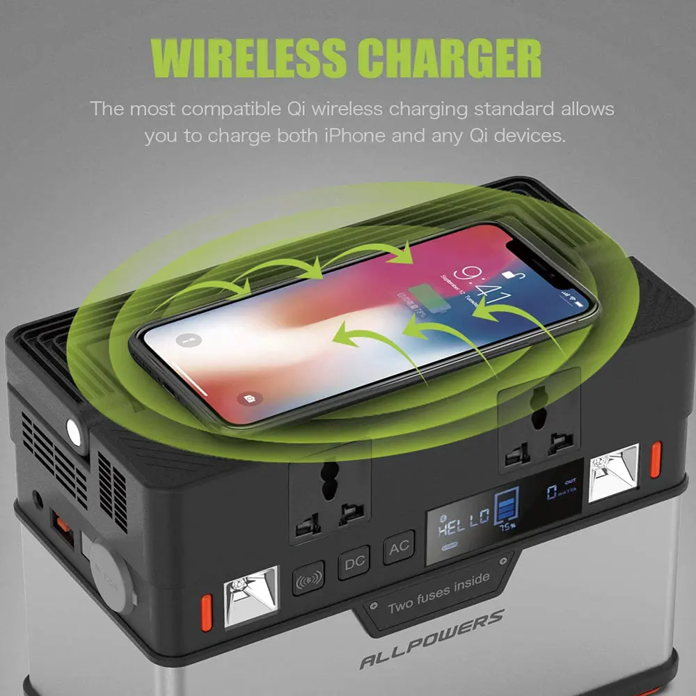 portable charger Portable Power Station 288Wh/78000mAh Portable Generator Backup Power UPS Battery Support Solar Charging for Camping samsung battery pack