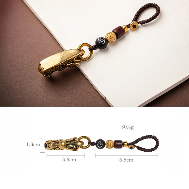 dragon head rope keychain (9)