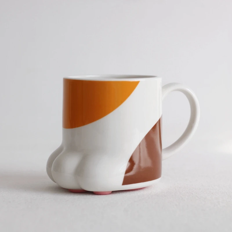 Керамическая кружка в скандинавском стиле с кошачьими когтями креативная чашка