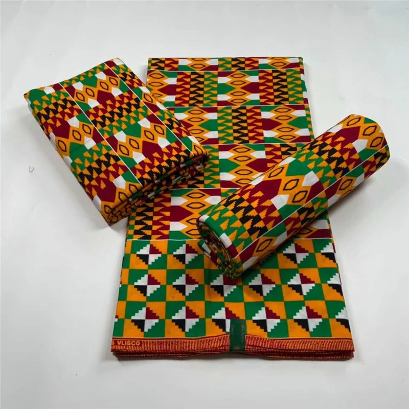 2021 New Hot Sale African Wax Fabric Cotton Material Nigerian Ankara Block Prints Batik Dutch High Quality Sewing Cloth VL-40