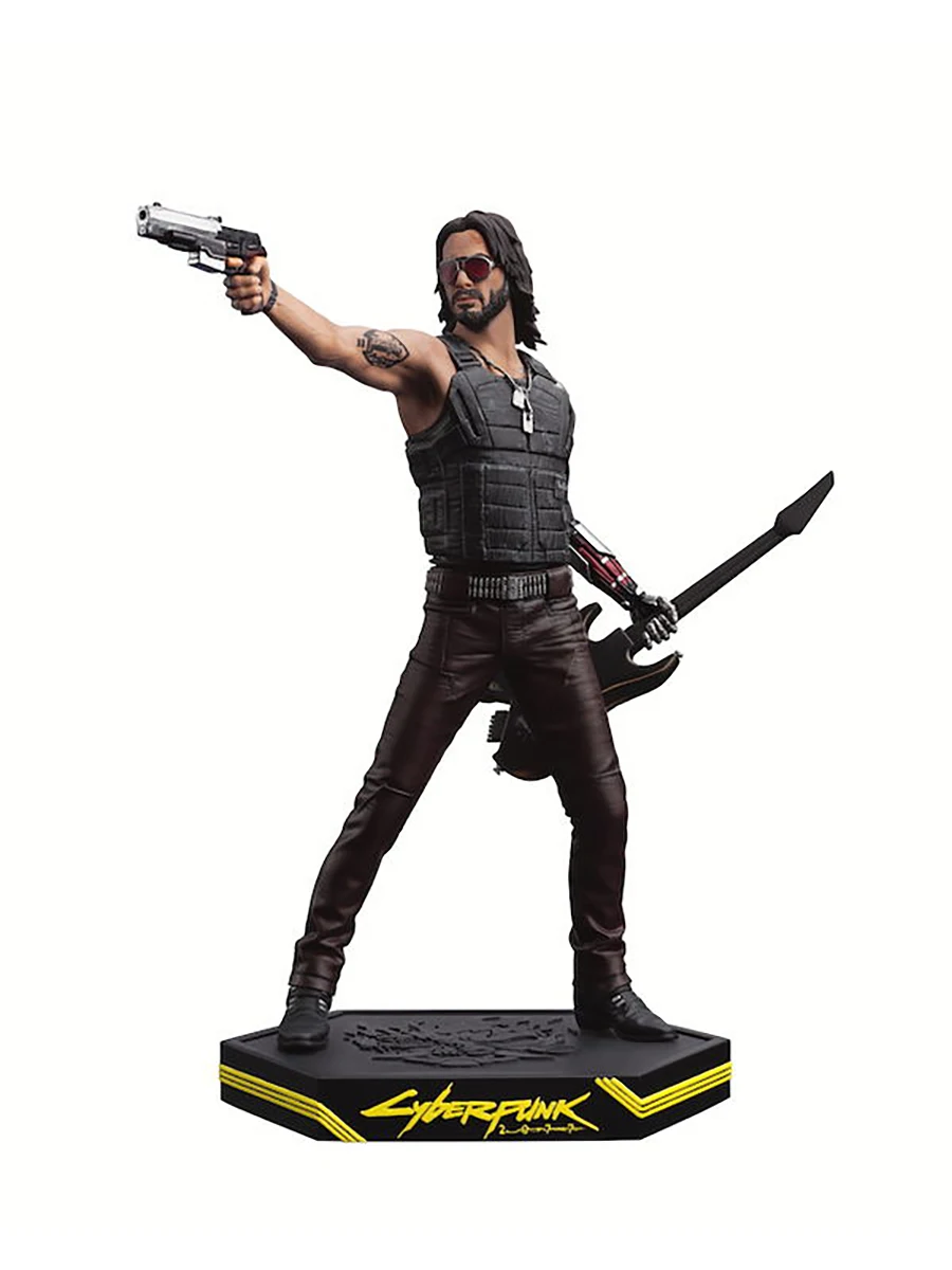 Cyberpunk 2077 Johnny Silverhand フィギュア Фигурка Cyberpunk 2077 Johnny Silverhand 25см | AliExpress