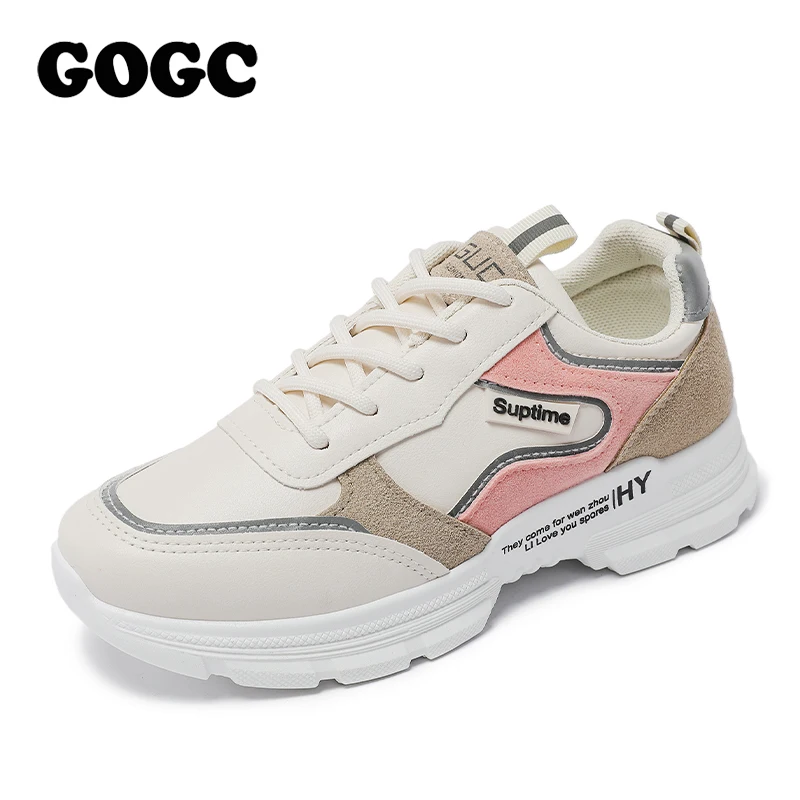 Женские кроссовки на массивной подошве GOGC уличные платформе весна 2020 дышащие