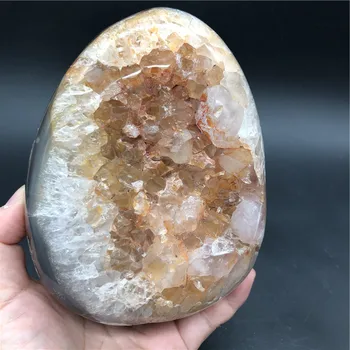 

1.79kg Unique Design Natural Agate Stone Crystal Cluster Geode for Wholesale