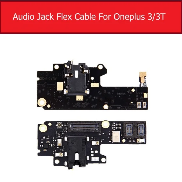 

Audio Jack Board For Oneplus 1+3 3t Three A3000 A3003 A3010 Earphone & Headphone Port Flex Ribbon Cable Repair Parts Tested Good