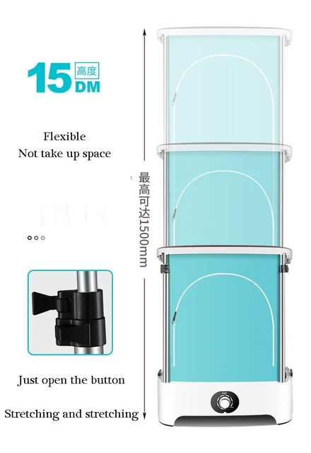 Sèche-linge automatique à vapeur 900W, petit appareil de stérilisation,  repassage à suspendre, soins, sèche-linge pliable - AliExpress