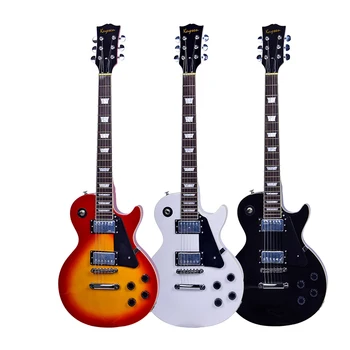 

LP Guitar 22 Frets Electric Guitar 6 String Sunset Color Guitar Electric Musical Instrument Guitar for Adults Gift AGT264