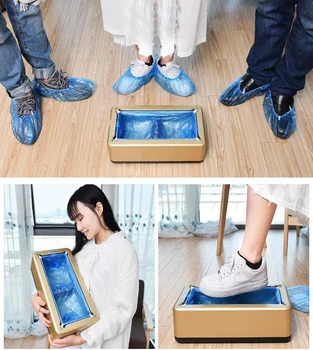 

New Version Automatic Shoe Cover Dispenser Automatic Shoe Covers Machine Home Office One-time Film Machine Foot Set New Shoes
