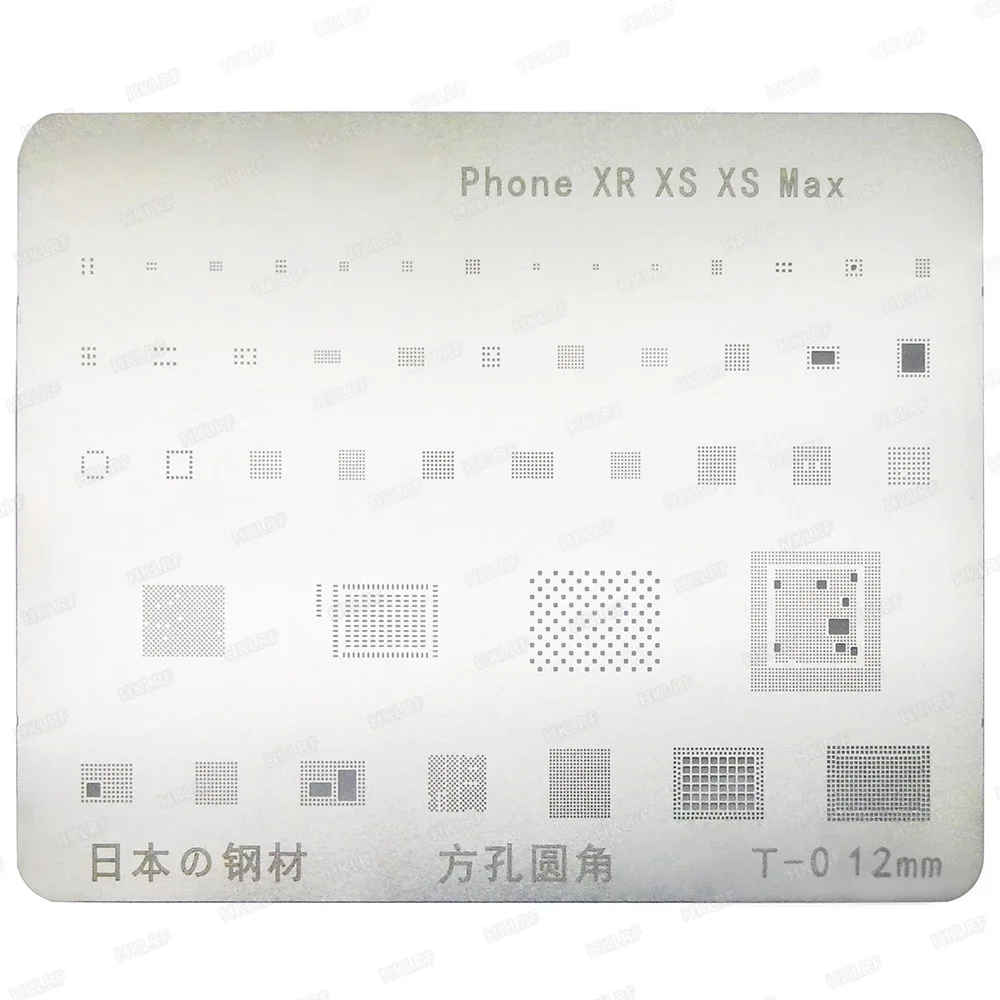 IphoneX iphoneXR-XS-Max IC ремонт BGA прямой нагревательный Трафарет Шаблон - Цвет: iphoneXR XS Max