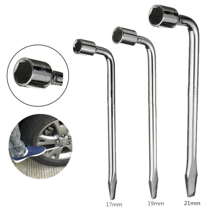 DWZ New Arrived Qualiy Car Wheel Lug Nut Wrench Hex Truck Tire Repair Tool Socket Key Spanner 17-21mm