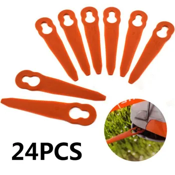 

24PCS Replacement Grass Trimmer Blades Plastic Cutter For Stihl PolyCut 2-2 Lawn Mower Trimmer Accessories.