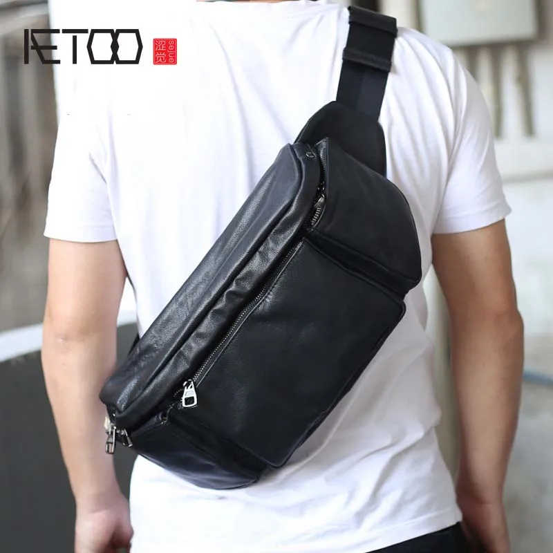 AETOO-Original-leather-waist-bag-male-retro-crazy-horse-leather ...