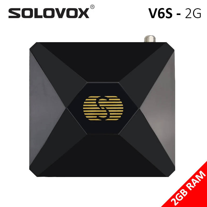 SOLOVOX V6S спутниковый ТВ приемник DVB S2 Поддержка M3U Xtream Stalker карты обмена Бразилия IKS