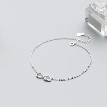 

Heart 925 Sterling Silver Anklet chain Foot Chain Ankle Charm Anklet Foot Fashion Anklets Chain Jewelry Giftmen Fine Jewelry