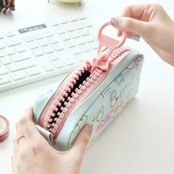 

Cute Sumikko gurashi Pencil Bag for school Big capacity pencil case Creative stationery pouch Estuche School Office Supply Zakka