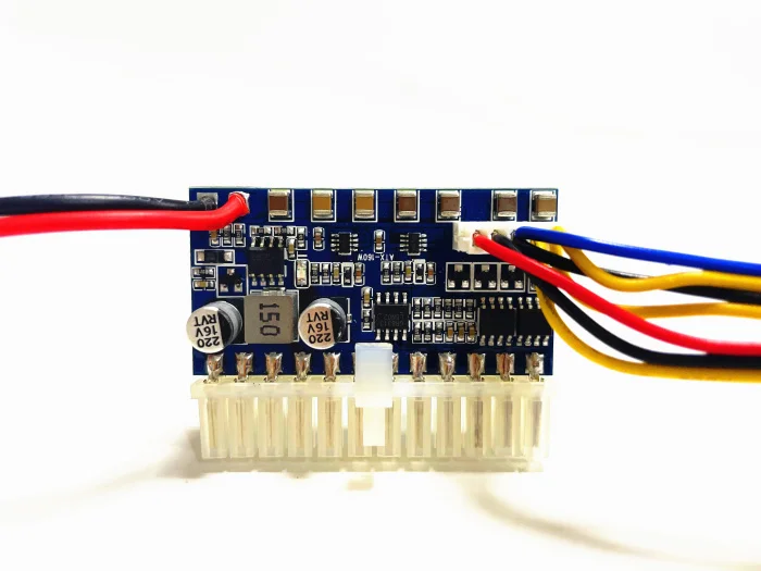 Módulo de Alimentação de Alta Potência Sata Placa Durável 6pin 12v Dc-atx160w 24pin Pico Atx Psu Carro Auto Mini Itx z1 - Imagem 5