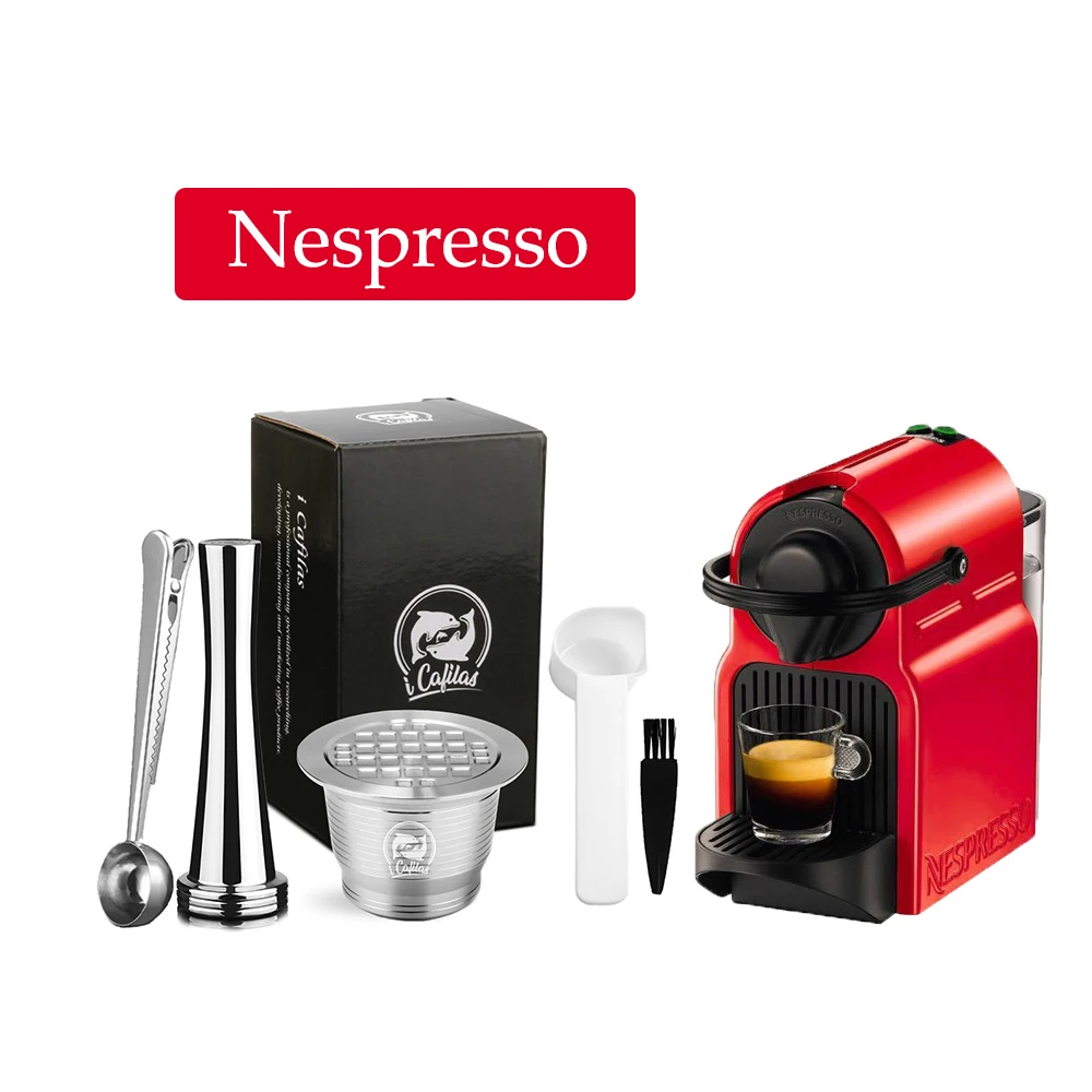 Icafilas многоразовый кофе фильтр для Nespresso капсулы из нержавеющей стали