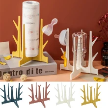 

Bottle Drying Rack Baby Feeding Bottles Drain Rack Pacifier Clean Dryer Drainer Storage Tree Branch Holder Nipple Shelf Cabinet