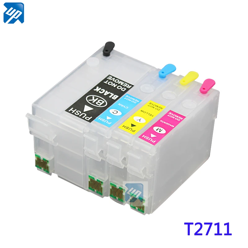 For epson 27 T2711 Refillable ink cartridge with ARC chip for WorkForce WF7110 7610 7620 WF3620 WF3640 7110 7610D 7710 | Компьютеры и