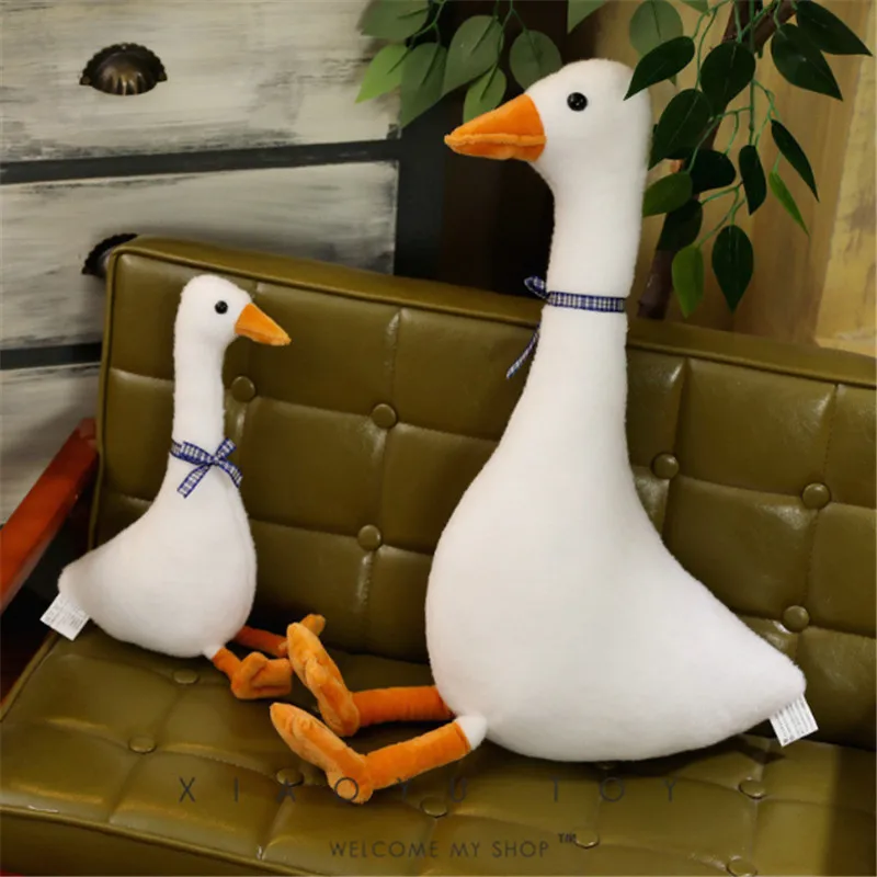 Hot Big White Goose Pillow Plush Toy Cute Sleeping High Quality Stuffed Doll Funny Sweet Gift For Friends Kids | Игрушки и хобби