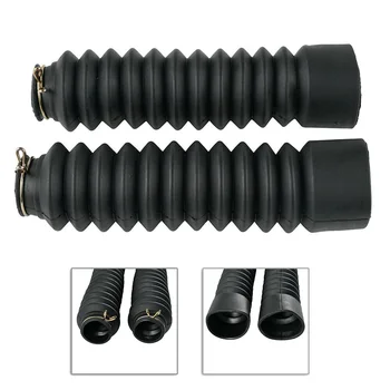 

1Pair Fork Boots Gators Black Rubber For Honda ATC185S ATC200 ATC200M ATC200S 83 Dustproof Rubber Sleeve