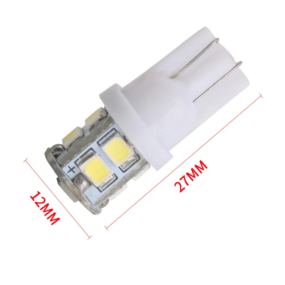 20 шт. T10-2835-10SMD светодиодный фонарь для номерного знака 6500K обычно используется в автомобилях, грузовиках, мотоциклах