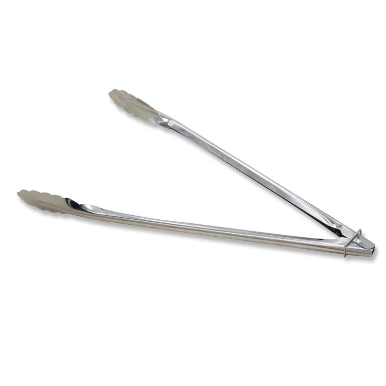 Multi-functional Stainless Steel Barbecue Clamp Kitchen Gadgets 40 Cm Tableware Food Clip Bread Food Clip Manufacturers Direct S