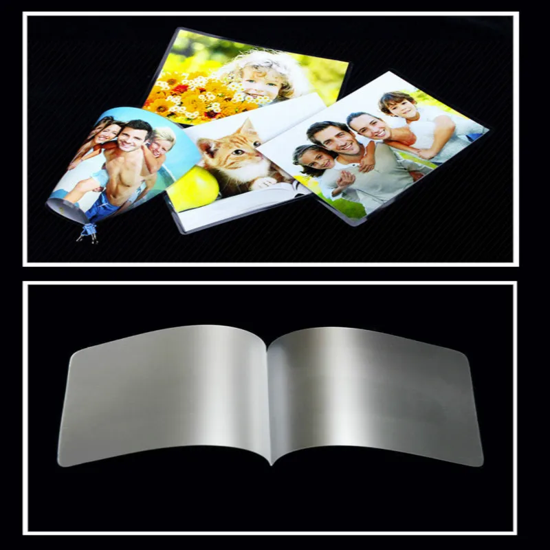 Fotos Documentos Certificados Imagens Calor-selagem Filme Térmico Embalagem Papel 50 Pces Lote Foto 60 Mic a4 Pet - 4 Computador e Escritório