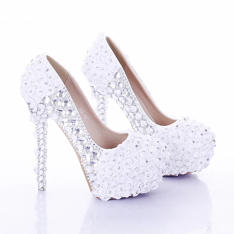 white prom shoes