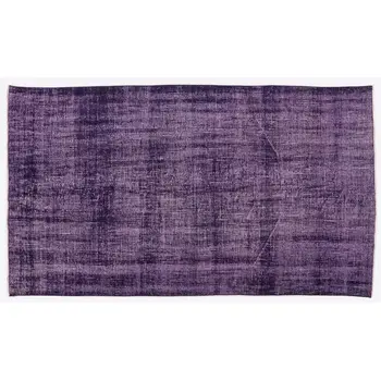 

Handmade Purple Vintage Overdyed Turkish Area Rug 155x272 Cm-5'1''X8'11''