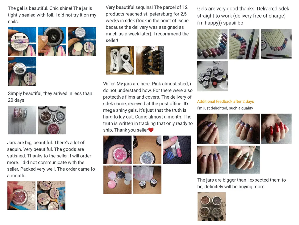 Beautilux Professional UV LED Nail Gel Polish Kit For Salon Manicure Nais Art Design Dazzling Gels Polish Lacquer Suit 6pcs/set