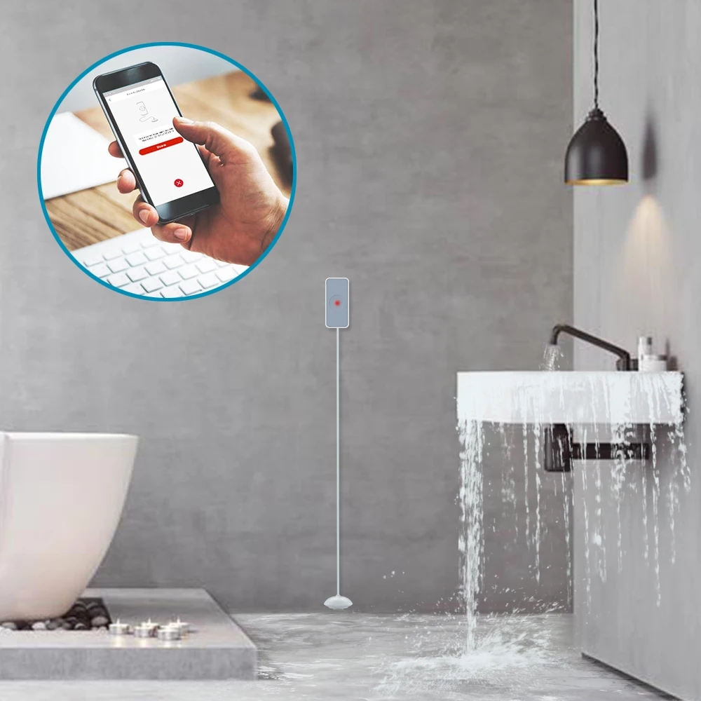 Умный датчик утечки воды HEIMAN Zigbee детектор перелива для системы умного дома zigbee