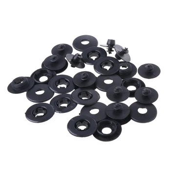 

10 Pcs Auto Fastener Floor Mat Fixed Clip Car Interior Accessories For VW Golf 6 Passat CC Tiguan