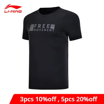 

Li-Ning Men Training Series T-Shirt AT DRY FREEZE Breathable Anti-UV LiNing li ning Comfort Sports Tee T-shirt ATSN079 MTS2771