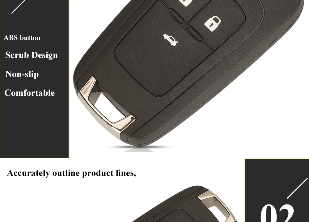 Keyforkess 2ALBS1SG24 telecomando per auto 433MHz ID70 per Chevrolet Aveo Cavalier 2019 2020 fit Buick Excelle 2015-2021 Opel - H6b3aceefa8af477f8109c12711a6cd06s