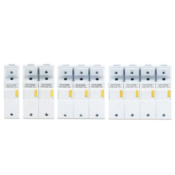 

1PCS 1P 2P 3P 4P RT18-125AM AC 690V 125A DIN Rail Mount 58mmx22mm For R017 Fuse Holder 58mm*22mm