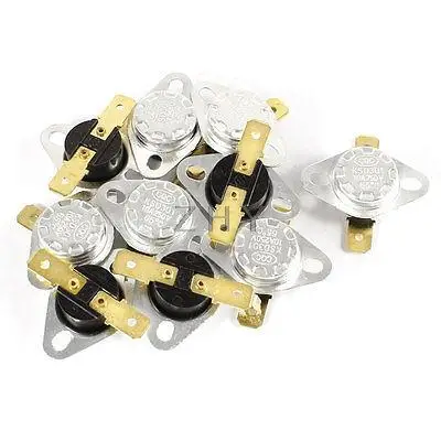 

10 Pcs KSD301 250V 10A 65 Celsius Normal Close Temperature Controlled Switch