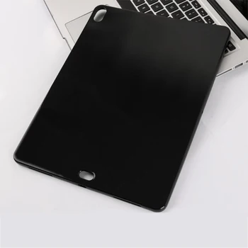 

iPad Pro 12.9 inch 2018 Back Case Silicone Smart Tablet Back Cover for Apple iPad A1876 A2014 A1895 A1983 Shockproof Black Case