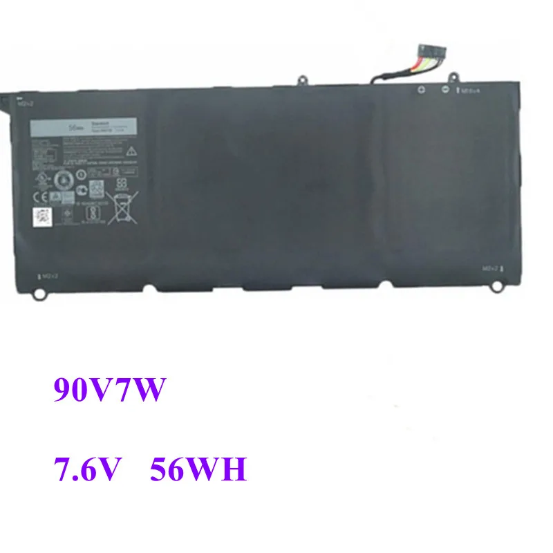 90V7W JHXPY JD25G 090V7W Аккумулятор для ноутбука Dell XPS 13 9343 XPS13 9350 13D-9343 P54G 0N7T6 5K9CP RWT1R 0DRRP 7 6 V 56WH