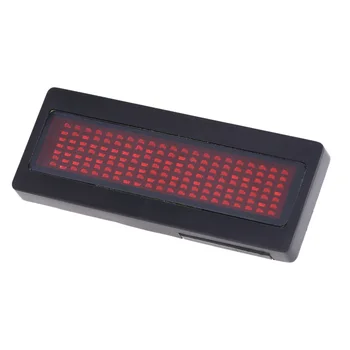 

Programmable LED Scrolling Board Name Badge Sign Card Tag Moving Display