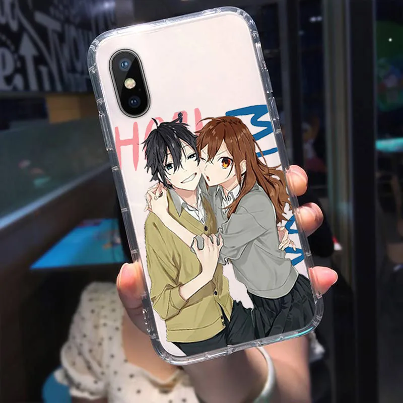 Miyamura泉horimiyaアニメクリア電話ケースiphone 12プロマックスケースiphone 7 6 6s 7 8プラス13プロマックス11 ケース 電話用緩衝材 Aliexpress